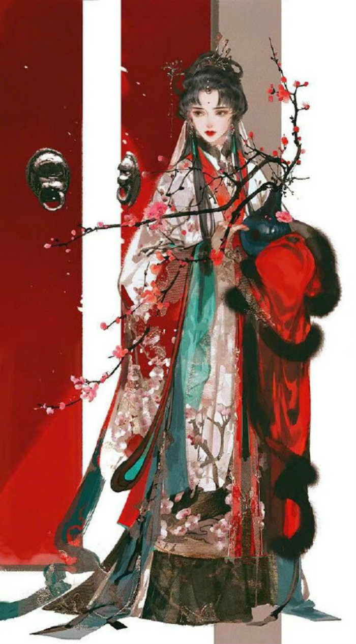 唯美有意境的古風(fēng)圖片，紅顏知己甚是惹人喜愛(ài)